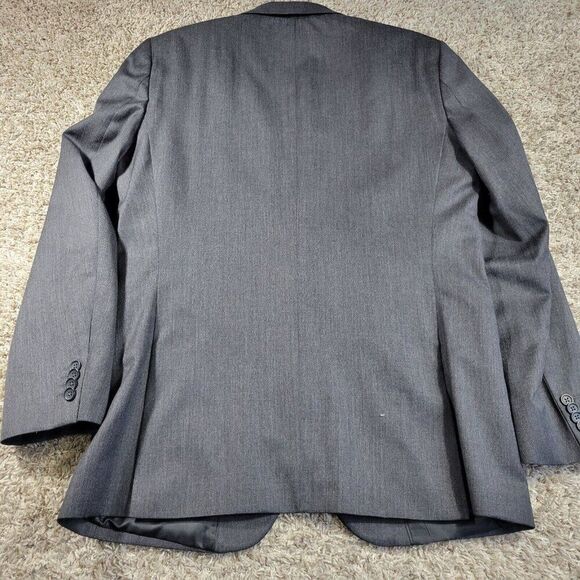 Banana Republic Blazer Mens 42R Gray Wool Tailored Fit Sport Coat - Picture 6 of 8